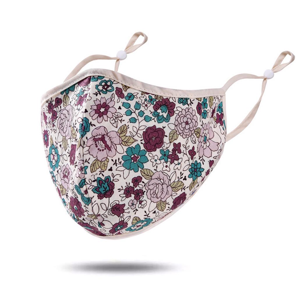 Adult Women Floral Safet Washable Cotton Face Mask
Adult Women Floral Safet Washable Cotton Face Mask