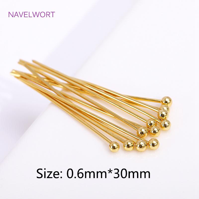 0.6*30mm 18K Gold Plated Ball Head Pin/Flat Head Pins/Eye Pins,Jewelry Making Supplies,DIY Accessories Wholesale 50 pieces
0.6*30mm 18K Gold Plated Ball Head Pin/Flat Head Pins/Eye Pins,Jewelry Making Supplies,DIY Accessories Wholesale 50 pieces