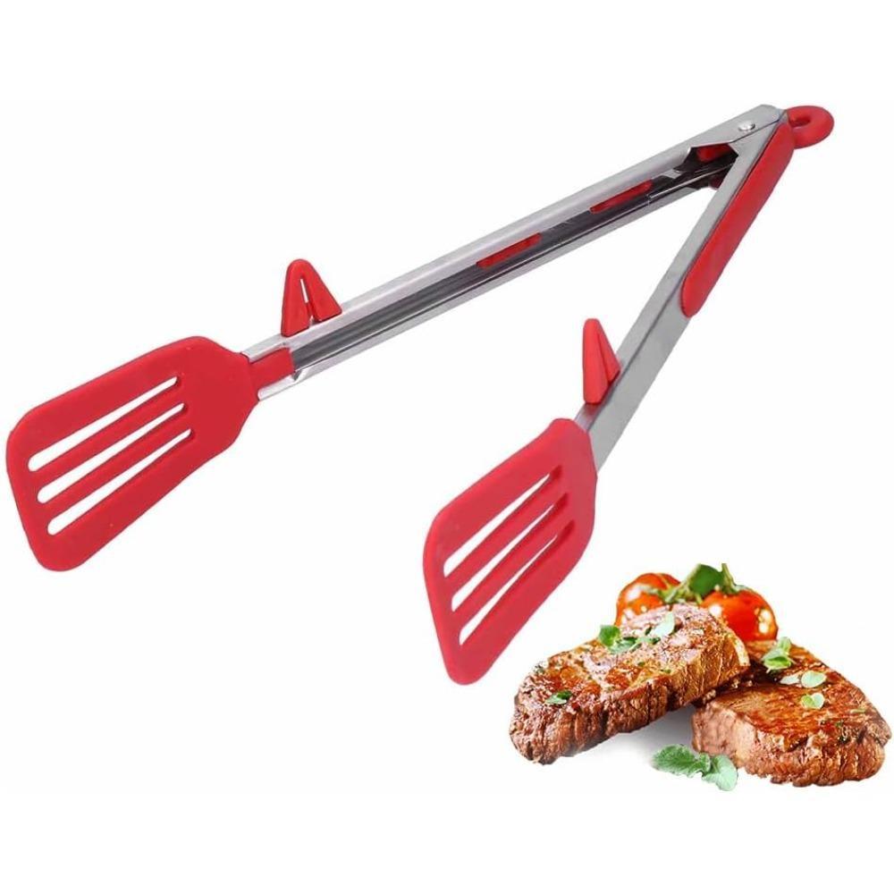 1pc Stainless Steel Silicone Food Clips, Non-slip Heat-resistant Kitchen Clips, Suitable for Grilled Meat, Grilled Fish and Other Cooking Use 1pc 27.1cm x 5.6cm червоний
1pc Stainless Steel Silicone Food Clips, Non-slip Heat-resistant Kitchen Clips, Suitable for Grilled Meat, Grilled Fish and Other Cooking Use 1pc 27.1cm x 5.6cm червоний