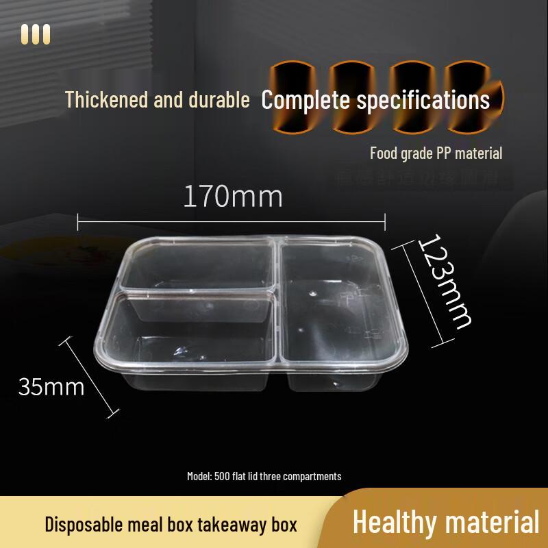 Wanbao 3-Compartment Disposable Meal Box
Wanbao 3-Compartment Disposable Meal Box