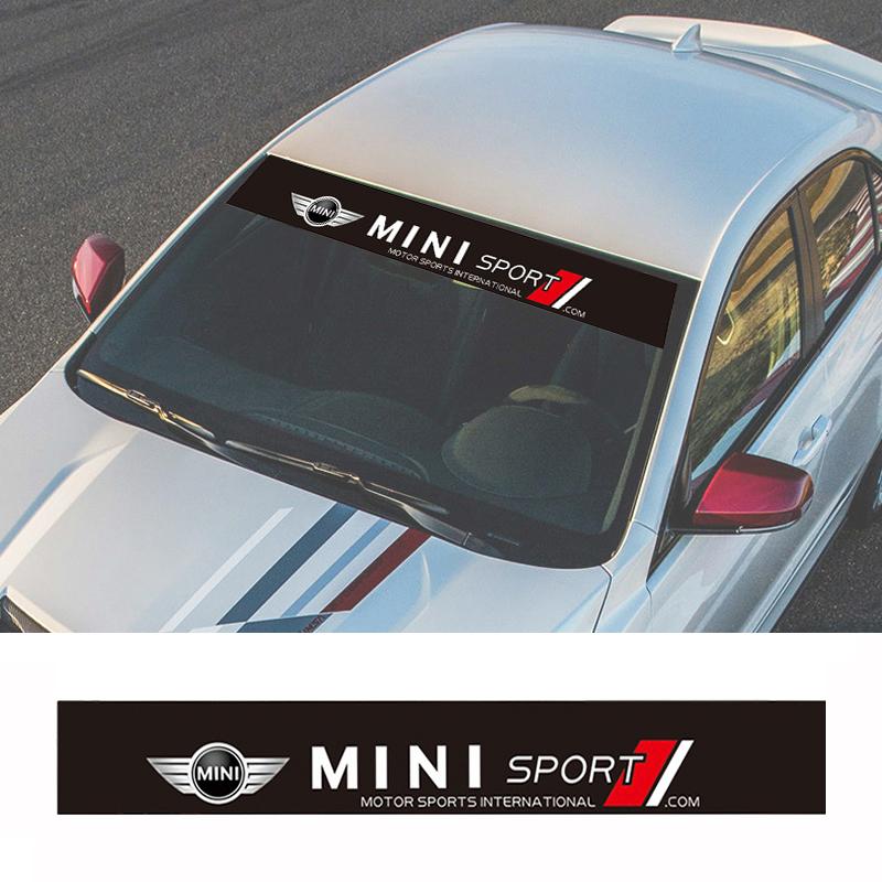 Car Sports Style Stickers Front Windshield Decorative Decals For MINI Cooper R56 F56 R50 JCW Cabrio Aceman Countryman Clubman
Car Sports Style Stickers Front Windshield Decorative Decals For MINI Cooper R56 F56 R50 JCW Cabrio Aceman Countryman Clubman
