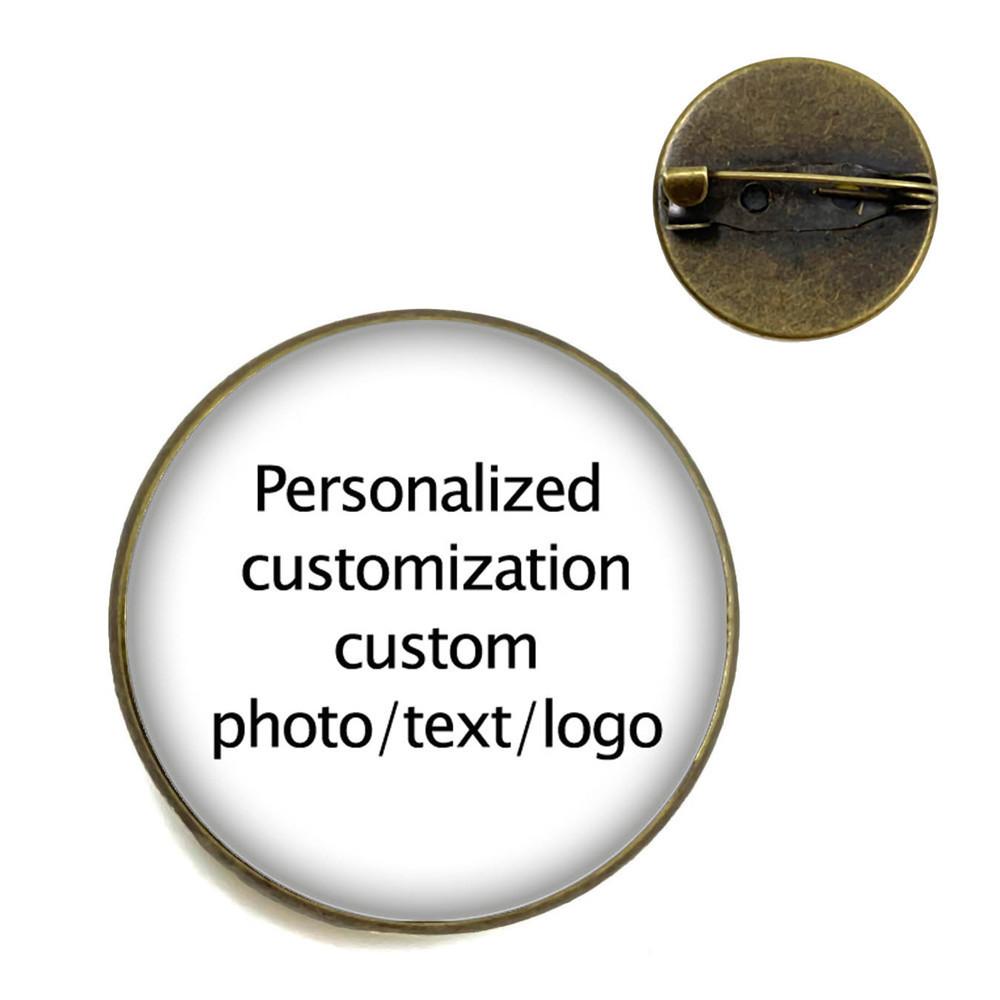 Customized Brooch Backpack Badges Pin Personalized Photo Text Logo Baby Patterns Glass Cabochon Brooches Men Women For Gift 20mm
Customized Brooch Backpack Badges Pin Personalized Photo Text Logo Baby Patterns Glass Cabochon Brooches Men Women For Gift 20mm