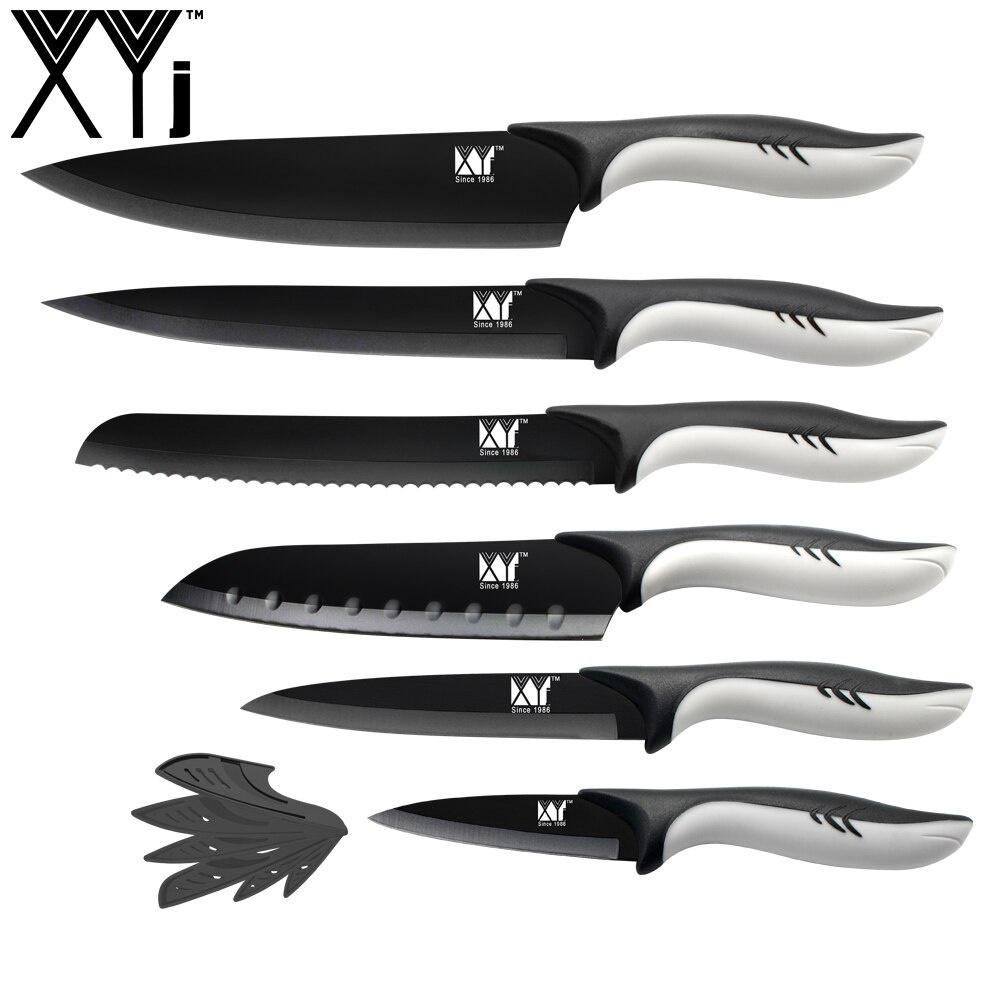 XYj Кухонные ножи из нержавеющей стали ABS Ручка Paring Utility Santoku Шеф-повар Нарезка хлеба Ножи из нержавеющей стали
XYj Кухонные ножи из нержавеющей стали ABS Ручка Paring Utility Santoku Шеф-повар Нарезка хлеба Ножи из нержавеющей стали