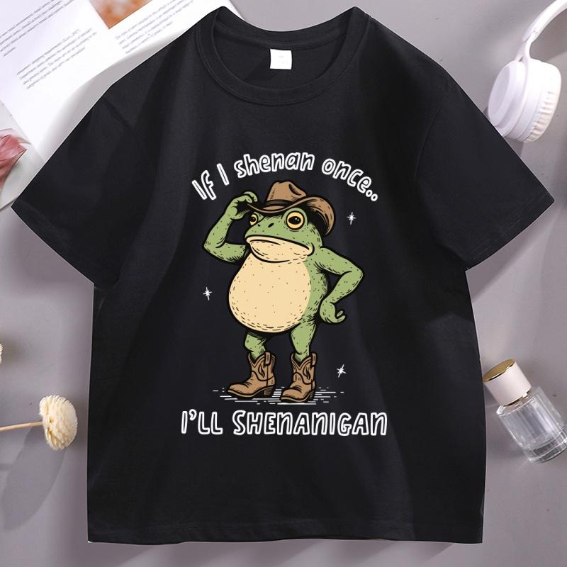 If I Shenan Once I ll Shenanigan T-Shirt Men Women Funny Cowboy Frog T Shirt Unisex High Quality Pullover Tshirt Mens Clothes S разноцветный
If I Shenan Once I ll Shenanigan T-Shirt Men Women Funny Cowboy Frog T Shirt Unisex High Quality Pullover Tshirt Mens Clothes S разноцветный