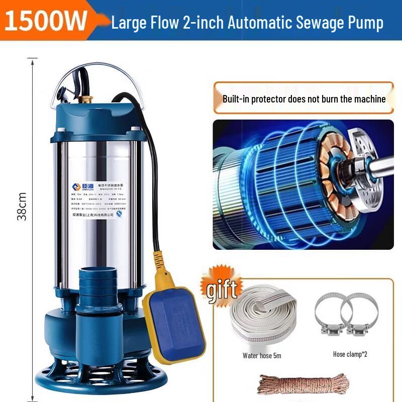 Zhi Shi Stainless Steel Submersible Utility Pump
Zhi Shi Stainless Steel Submersible Utility Pump
