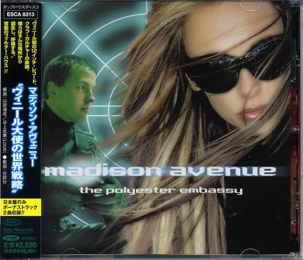 CD MADISON AVENUE - The Polyester Embassy ESCA8313 Epic 2001 Japan Dance & Electronica Used
CD MADISON AVENUE - The Polyester Embassy ESCA8313 Epic 2001 Japan Dance & Electronica Used