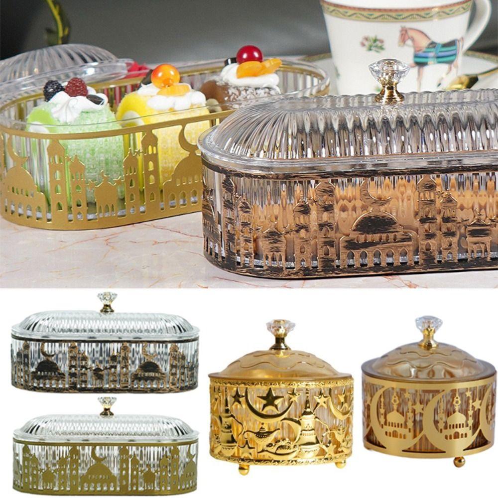 Metal Eid Snack Storage Tray Eid Mubarak Candy Snacks Organizer Box Islamic Muslim Party Decor Style 2
Metal Eid Snack Storage Tray Eid Mubarak Candy Snacks Organizer Box Islamic Muslim Party Decor Style 2