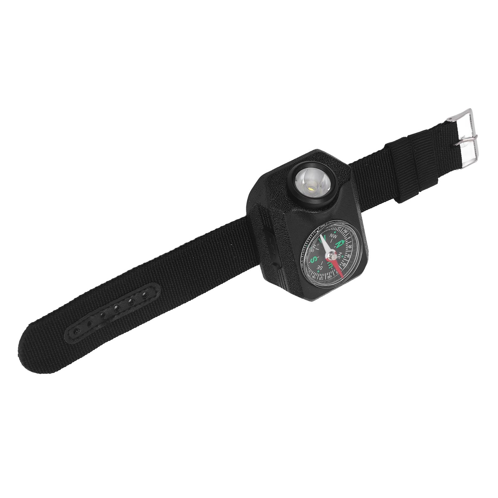 Wrist Flashlight Waterproof Rechargeable 5 Modes Watch Flashlight with Compass for Camping Hiking Travel
Wrist Flashlight Waterproof Rechargeable 5 Modes Watch Flashlight with Compass for Camping Hiking Travel