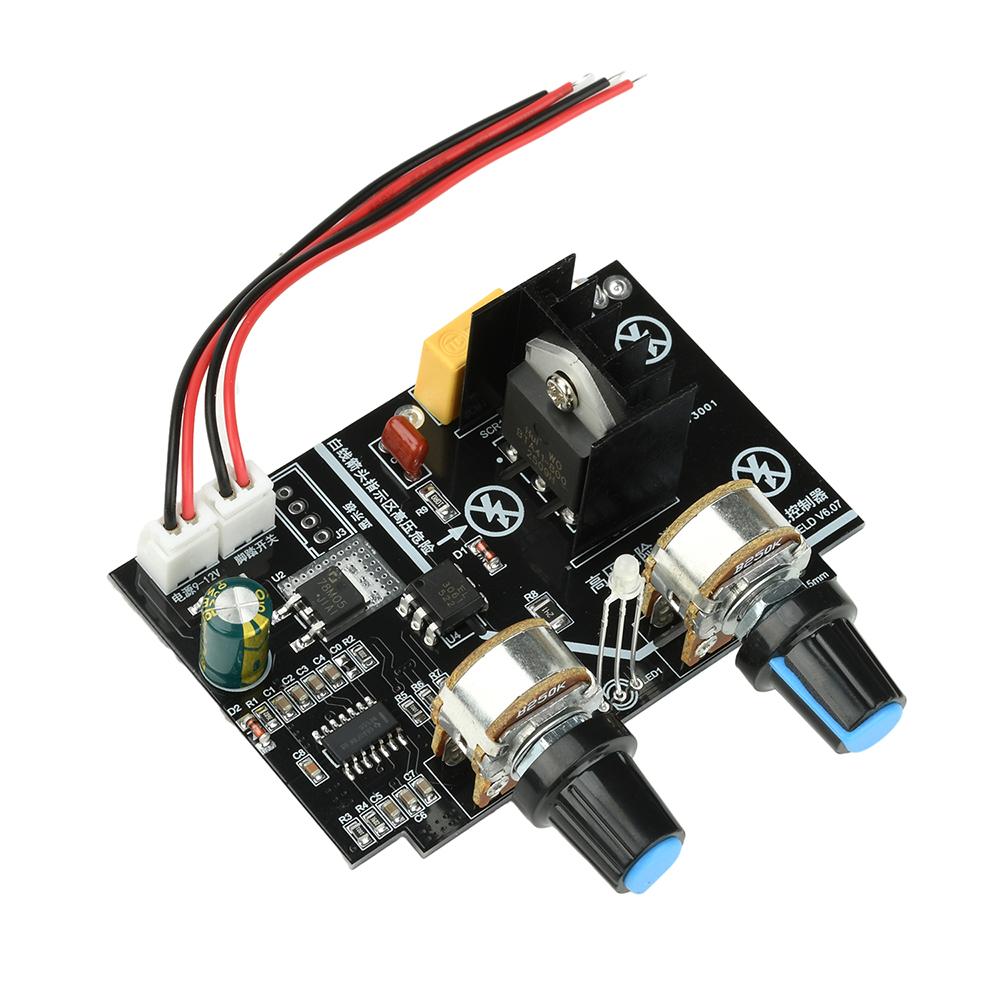 9-12V 40A Spot Welder Control Board Adjustable Time and Current Solid-State Relay Control Spot Welder Accessories
9-12V 40A Spot Welder Control Board Adjustable Time and Current Solid-State Relay Control Spot Welder Accessories