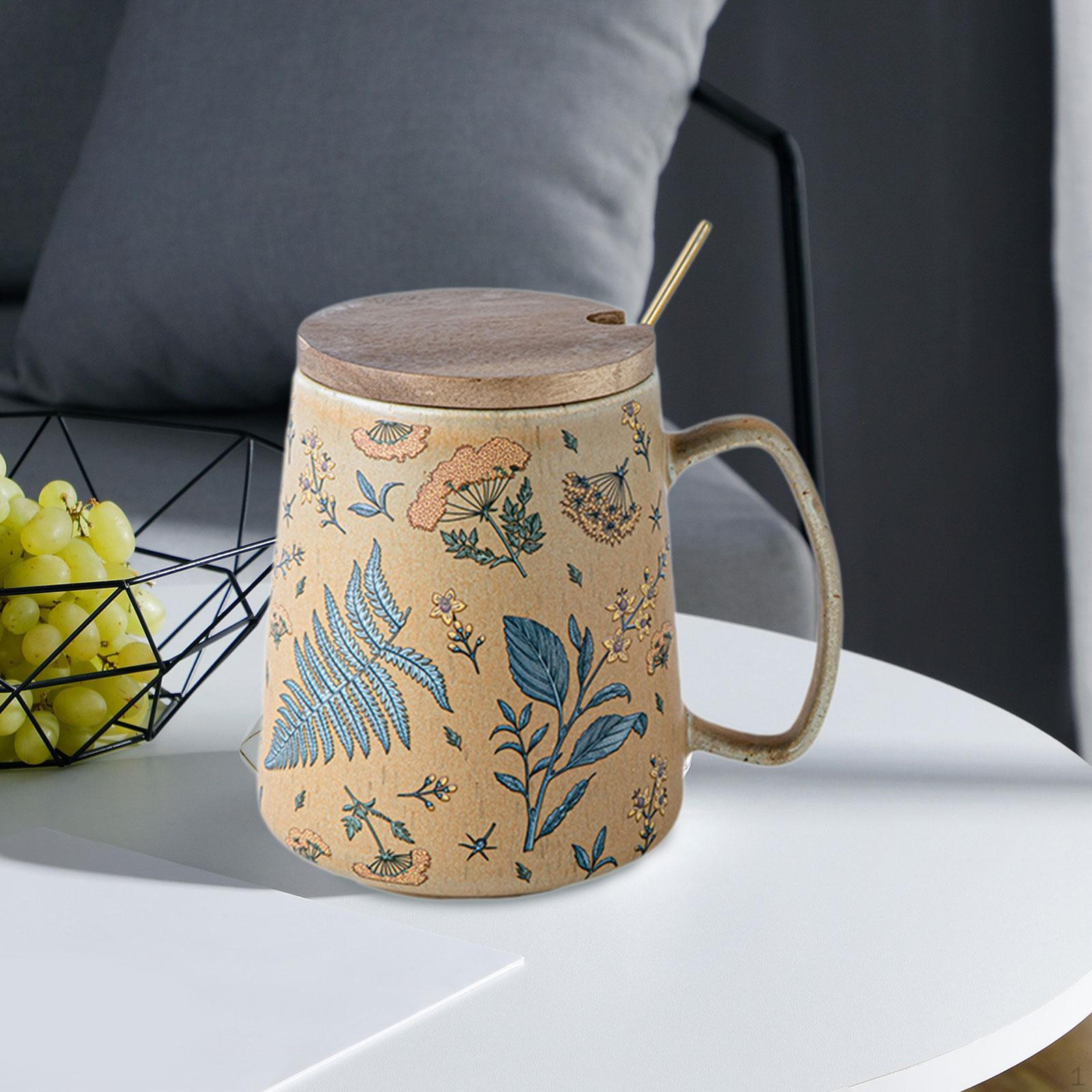 Керамическая кружка для кофе Чашка Посуда Красивая для дома офиса Легко моется Вода Flower With Lid
Керамическая кружка для кофе Чашка Посуда Красивая для дома офиса Легко моется Вода Flower With Lid