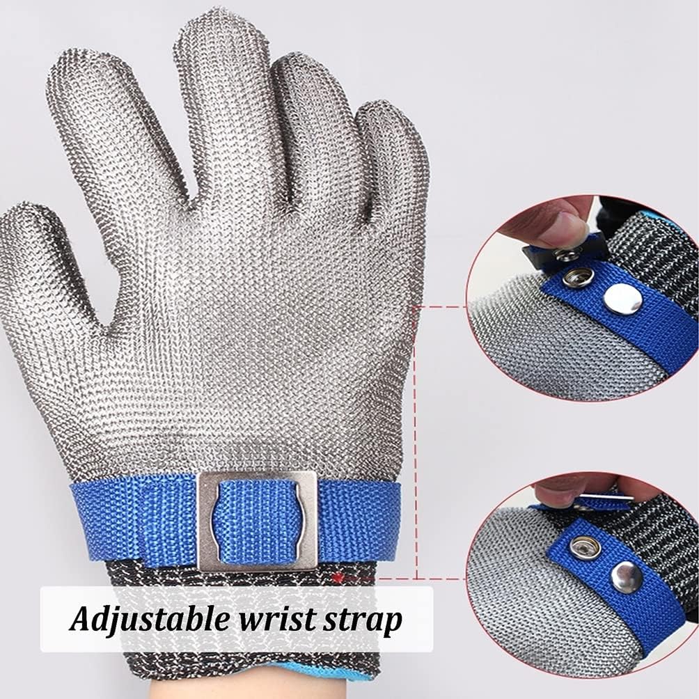 316 Steel Wire Gloves, Anti-Cutting Work Gloves for Gardening, Cut-Resistant Gloves for Slaughter (Size : 2PCS/L) 2PCS/L
316 Steel Wire Gloves, Anti-Cutting Work Gloves for Gardening, Cut-Resistant Gloves for Slaughter (Size : 2PCS/L) 2PCS/L