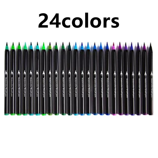 Набор акварельных кистей, 24/48 цветов, кисти для рисования на водной основе, маркеры для рисования, подарки для раскрашивания воды 24colors
Набор акварельных кистей, 24/48 цветов, кисти для рисования на водной основе, маркеры для рисования, подарки для раскрашивания воды 24colors