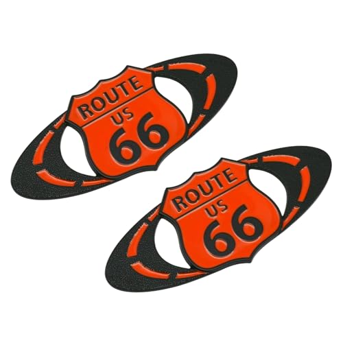 Charmoon Emblem Route 66 Наклейка Автомобиль Мотоцикл Металл Ретро Наклейка Route66 Товары Набор из 2 шт. (Красный / Черный)
Charmoon Emblem Route 66 Наклейка Автомобиль Мотоцикл Металл Ретро Наклейка Route66 Товары Набор из 2 шт. (Красный / Черный)