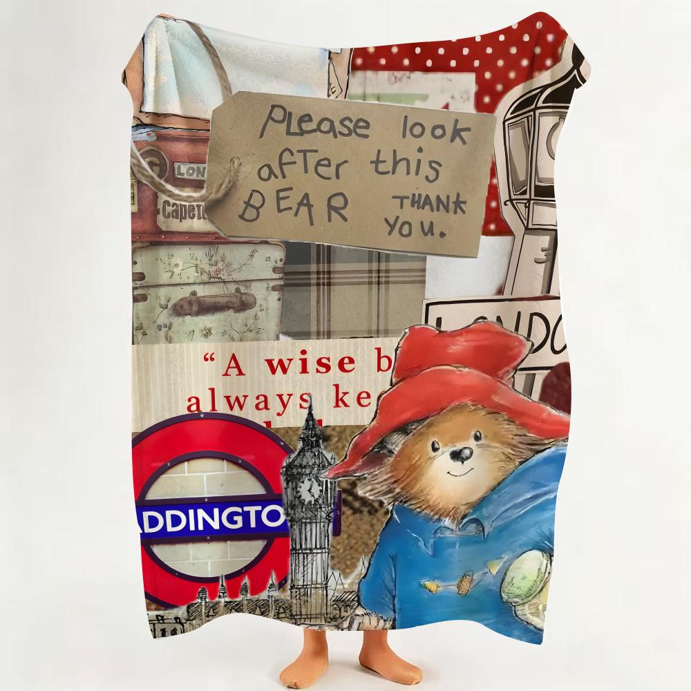 Cartoon P Paddington B Bear Flannel Blanket Suitable for Sofa Living Room Bedroom 75cmx90cm
Cartoon P Paddington B Bear Flannel Blanket Suitable for Sofa Living Room Bedroom 75cmx90cm