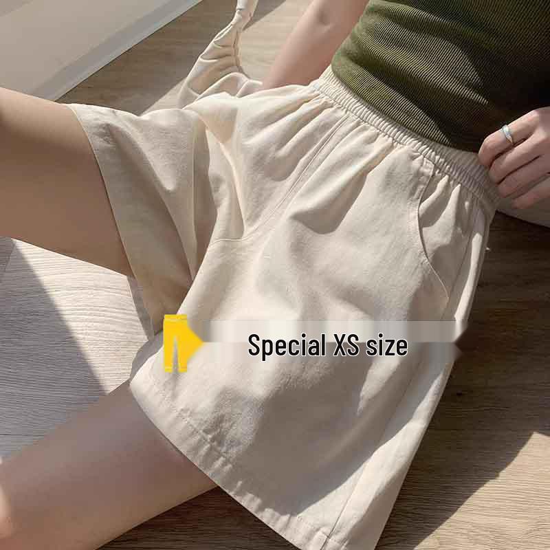 High-Waisted Cotton Linen A-Line Shorts - Petite, Casual, Slimming, Wide-Leg, Summer Wear for Women L (106-115 jin)
High-Waisted Cotton Linen A-Line Shorts - Petite, Casual, Slimming, Wide-Leg, Summer Wear for Women L (106-115 jin)