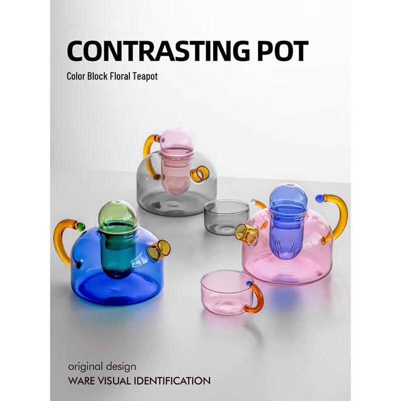 Baizi En High-Temp Resistant Glass Teapot with Infuser
Baizi En High-Temp Resistant Glass Teapot with Infuser