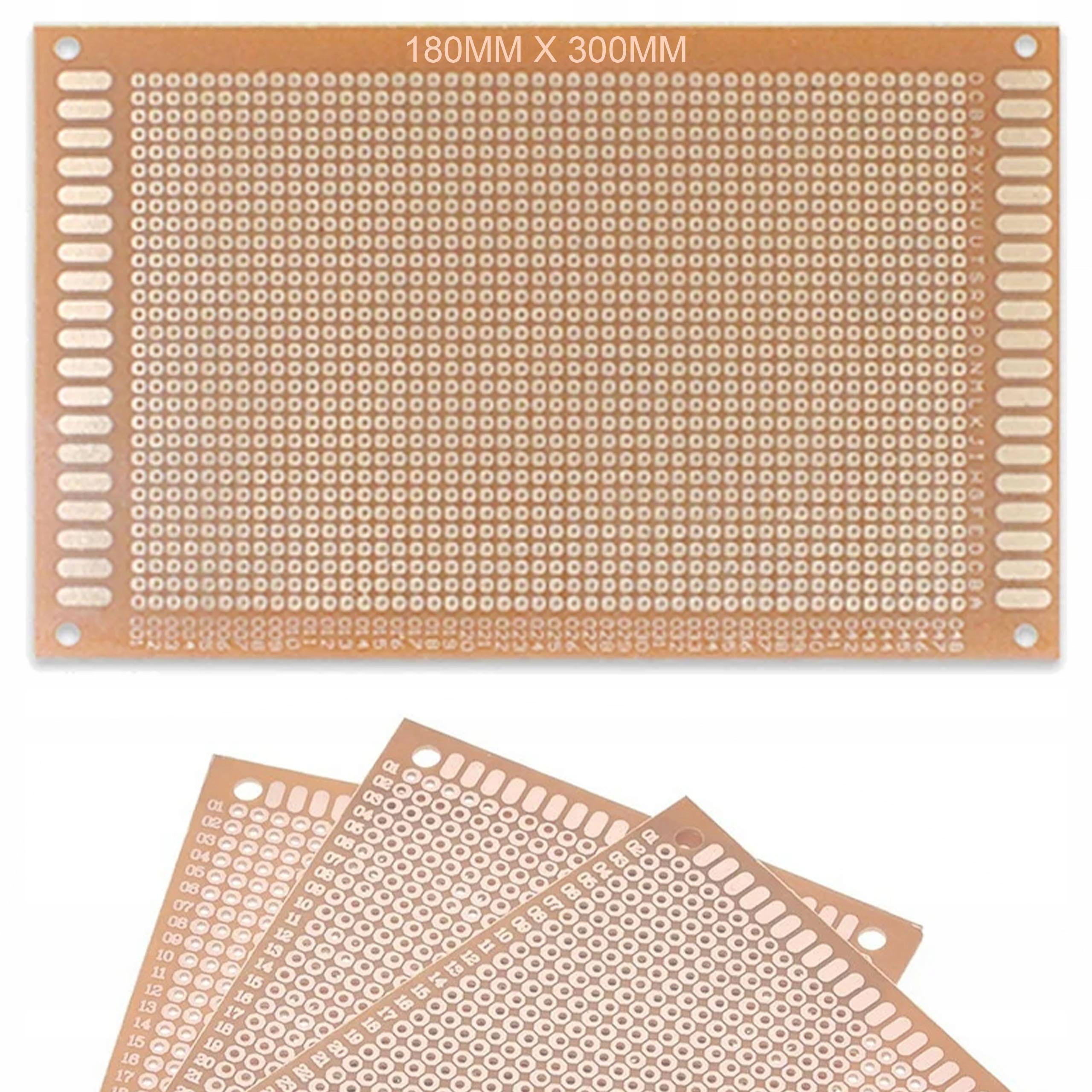 Rosfix Płytka Prototypowa Jednostronna 180 x 300 mm – Do Montażu THT | Raster Otworów 2,54 mm | 4 Otwory Montażowe
Rosfix Płytka Prototypowa Jednostronna 180 x 300 mm – Do Montażu THT | Raster Otworów 2,54 mm | 4 Otwory Montażowe