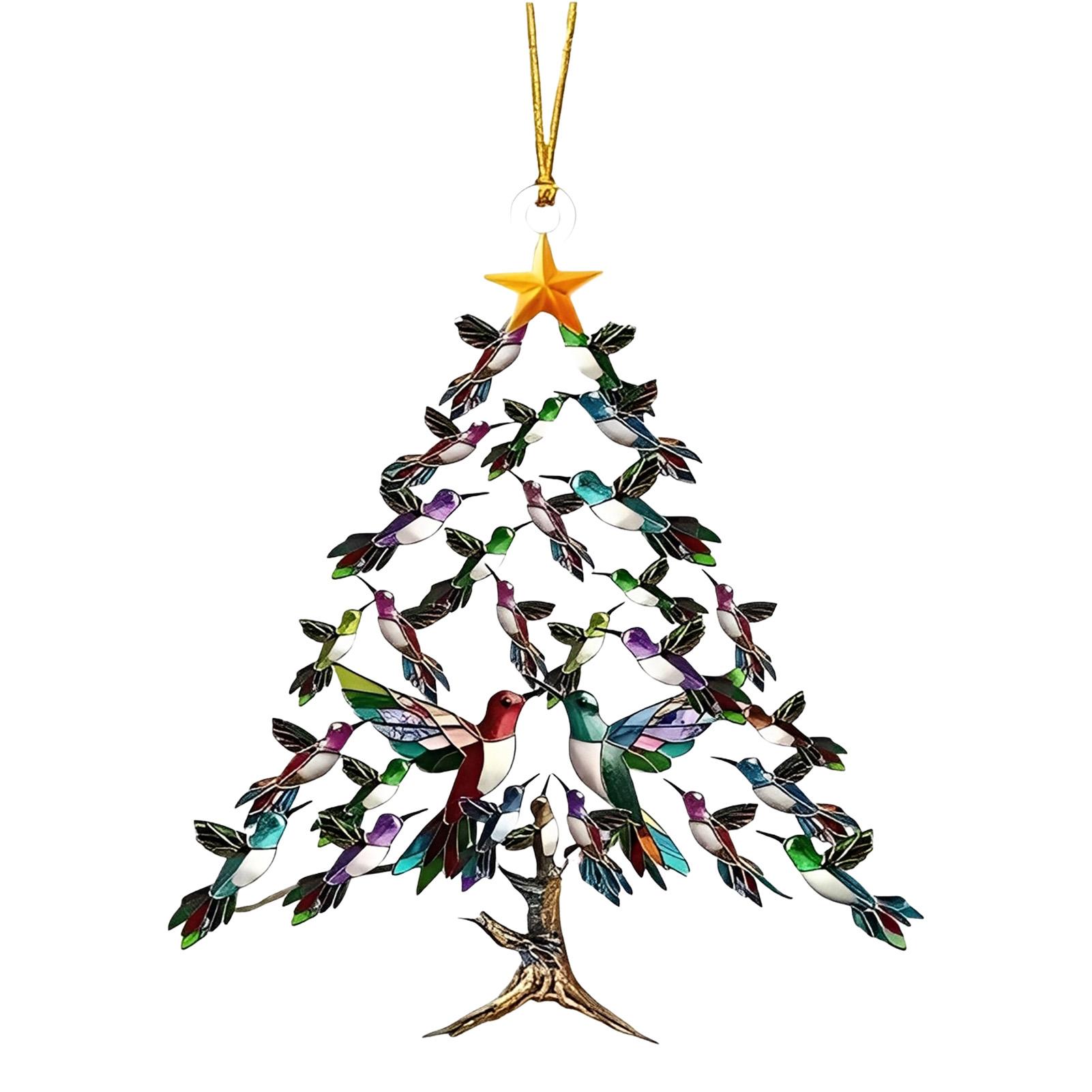 8cm 2D Acrylic Bird Ornaments for Christmas Tree Hanging Pendant Bird Xmas Tree Design Hanging Ornament for Car Interior Decor
8cm 2D Acrylic Bird Ornaments for Christmas Tree Hanging Pendant Bird Xmas Tree Design Hanging Ornament for Car Interior Decor