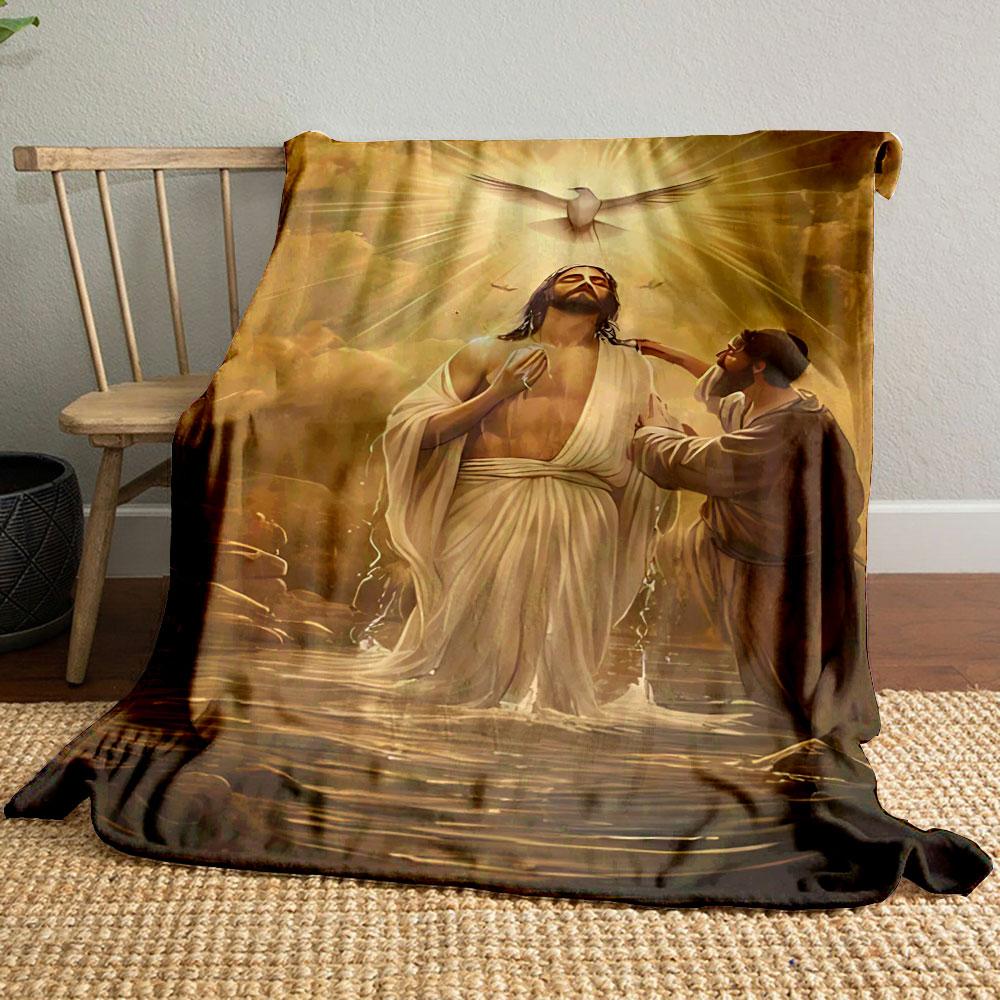 Jesus Baptism Blanket Printed Blanket for Living Room Bed Couch lunch break Soft Cozy Blanket for Friend s festival Gift 80cm x 120cm
Jesus Baptism Blanket Printed Blanket for Living Room Bed Couch lunch break Soft Cozy Blanket for Friend s festival Gift 80cm x 120cm