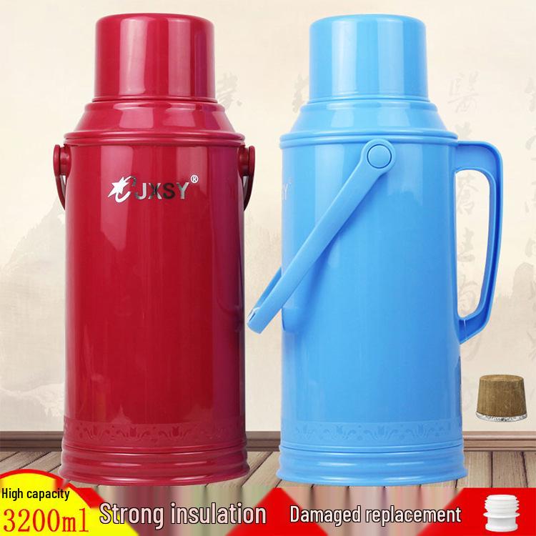 Large Capacity Glass Liner Thermos Flask: Insulated Plastic Kettle for Boiling Water Blue
Large Capacity Glass Liner Thermos Flask: Insulated Plastic Kettle for Boiling Water Blue