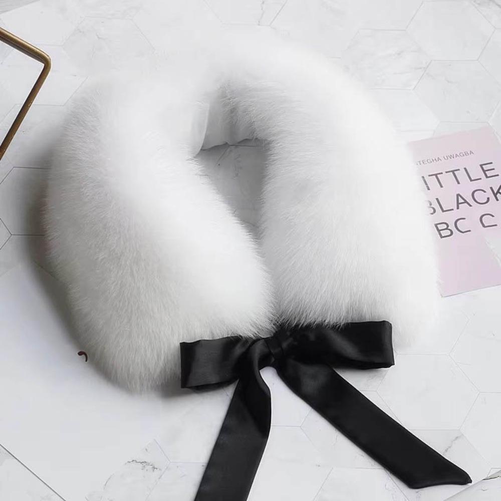 New Warm Fur Collar Scarf Soft Fluffy Neck Wrap Faux Fur Bow Ribbon Lady Neck Warmer for Fall Winter белый
New Warm Fur Collar Scarf Soft Fluffy Neck Wrap Faux Fur Bow Ribbon Lady Neck Warmer for Fall Winter белый
