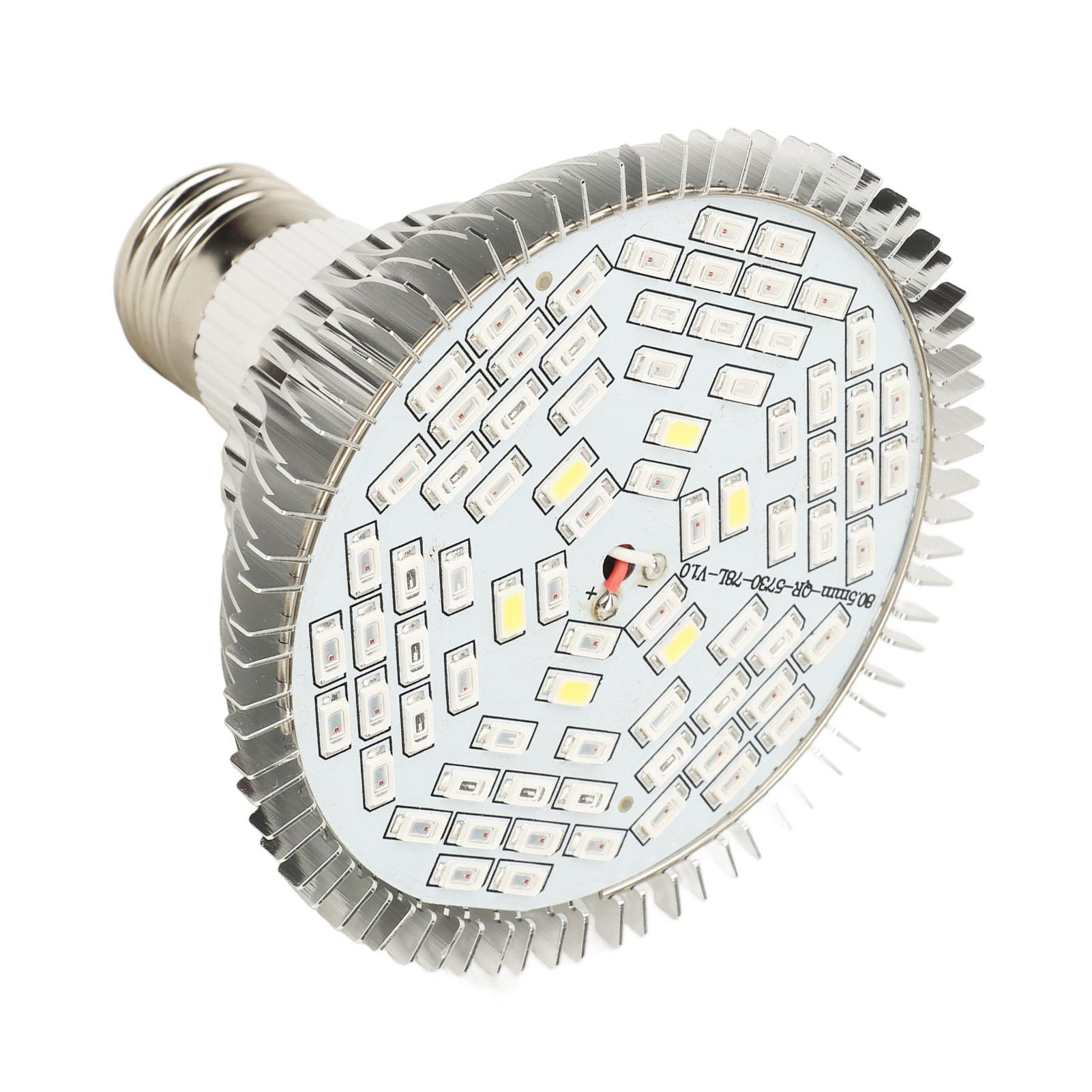 Лампа для растений Полный спектр 50 Вт Цоколь E27 78 светодиодов Хорошее рассеивание тепла Лампа для выращивания для
Лампа для растений Полный спектр 50 Вт Цоколь E27 78 светодиодов Хорошее рассеивание тепла Лампа для выращивания для