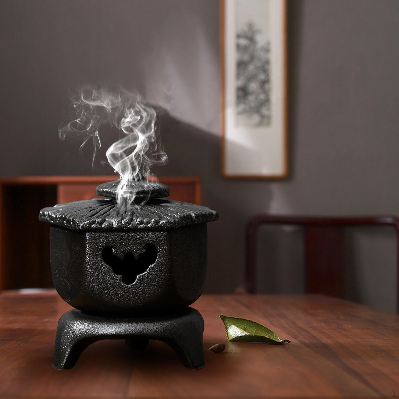 Holder Burner Gift Ceramic Stand for Desktop Patio Outdoor Home Decoration чорний
Holder Burner Gift Ceramic Stand for Desktop Patio Outdoor Home Decoration чорний