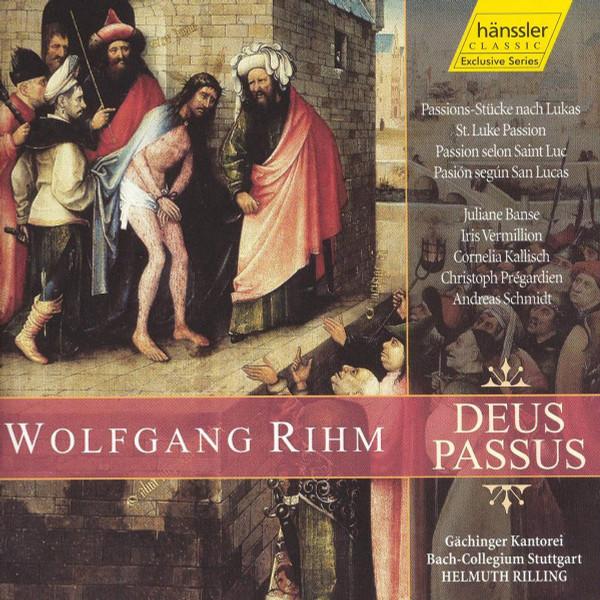 CD WOLFGANG RIHM / JULIANE BANSE, IRIS - Deus Passus (St. Luke Passion) CD98397 Hnssler Classi 2001 Japan Classical Used
CD WOLFGANG RIHM / JULIANE BANSE, IRIS - Deus Passus (St. Luke Passion) CD98397 Hnssler Classi 2001 Japan Classical Used