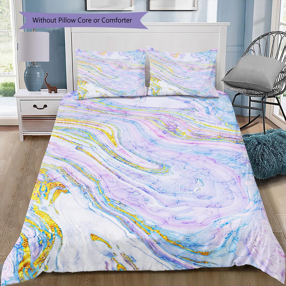 1PC Abstract marble pattern Bedding Quilt Set Quilt Cover Pillowcase Home Decoration Birthday Gift (1 * duvet cover + 5 * pillowcase, without core) 135x200cm
1PC Abstract marble pattern Bedding Quilt Set Quilt Cover Pillowcase Home Decoration Birthday Gift (1 * duvet cover + 5 * pillowcase, without core) 135x200cm