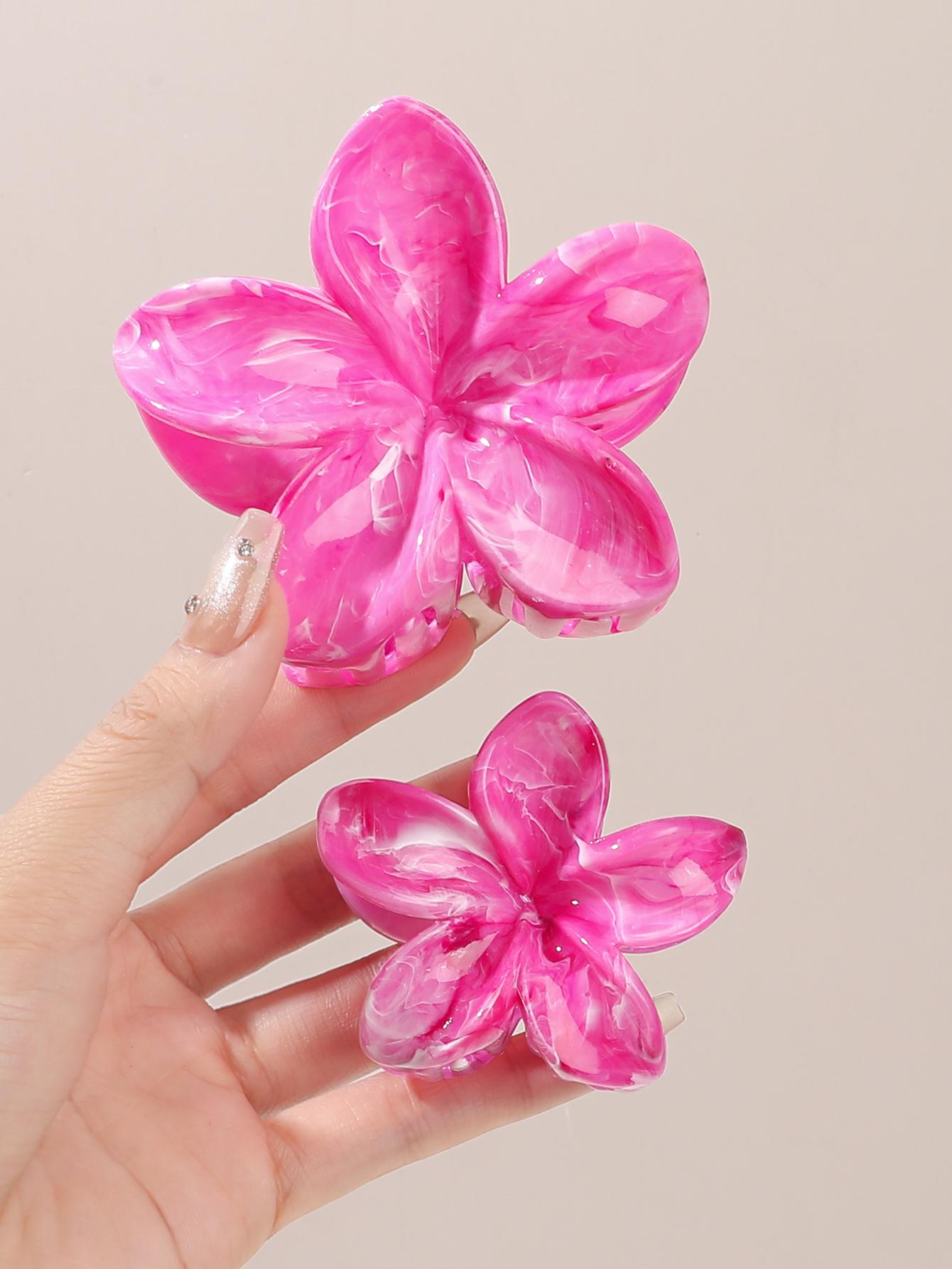 2Pcs Pink Hawaiian Claw Clips for Thick Hair,Flower Hair Clips Large Plumeria Clips Hibiscus Hair Accessories for Women
2Pcs Pink Hawaiian Claw Clips for Thick Hair,Flower Hair Clips Large Plumeria Clips Hibiscus Hair Accessories for Women