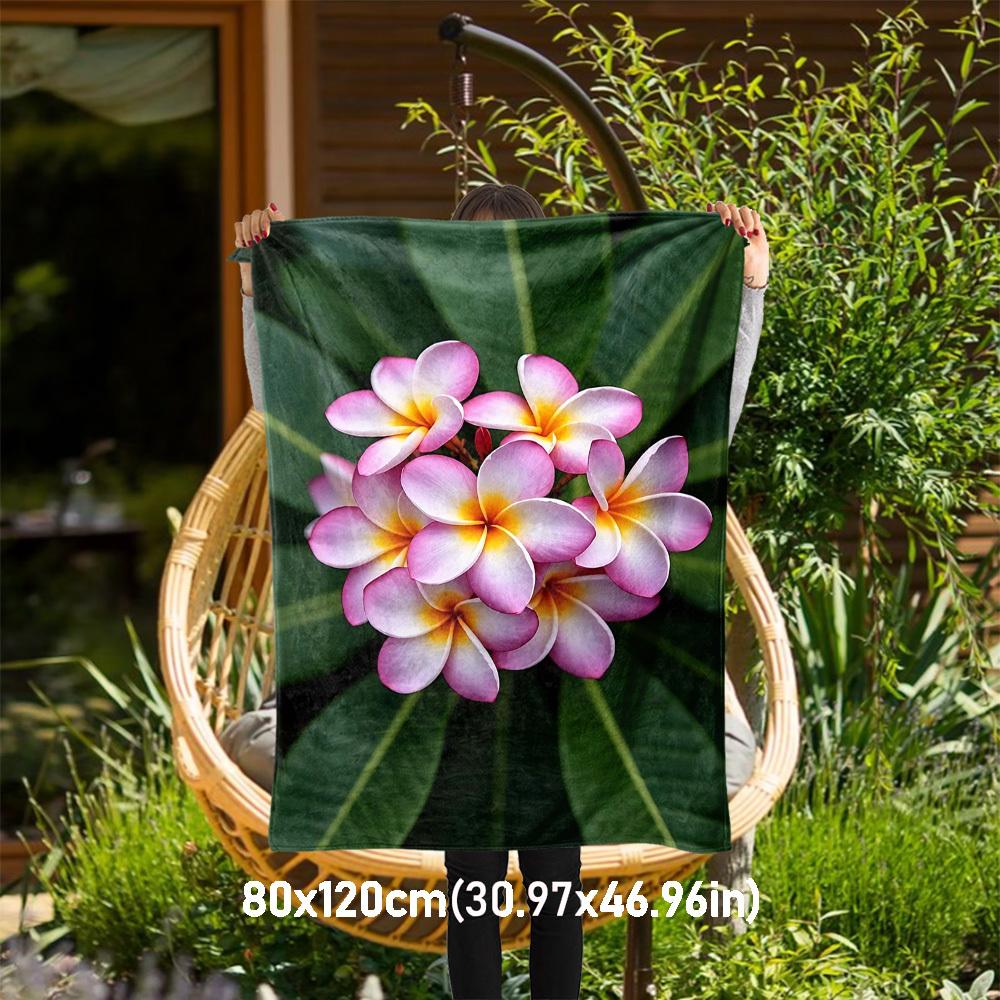 1PC Plumeria FlowersOutdoor Flannel Blanket - Soft Plush Decor for Picnics, camping, Bedroom, Playroom, Office, or Lunch Break 1241A 80x120cm(31x47inch)
1PC Plumeria FlowersOutdoor Flannel Blanket - Soft Plush Decor for Picnics, camping, Bedroom, Playroom, Office, or Lunch Break 1241A 80x120cm(31x47inch)