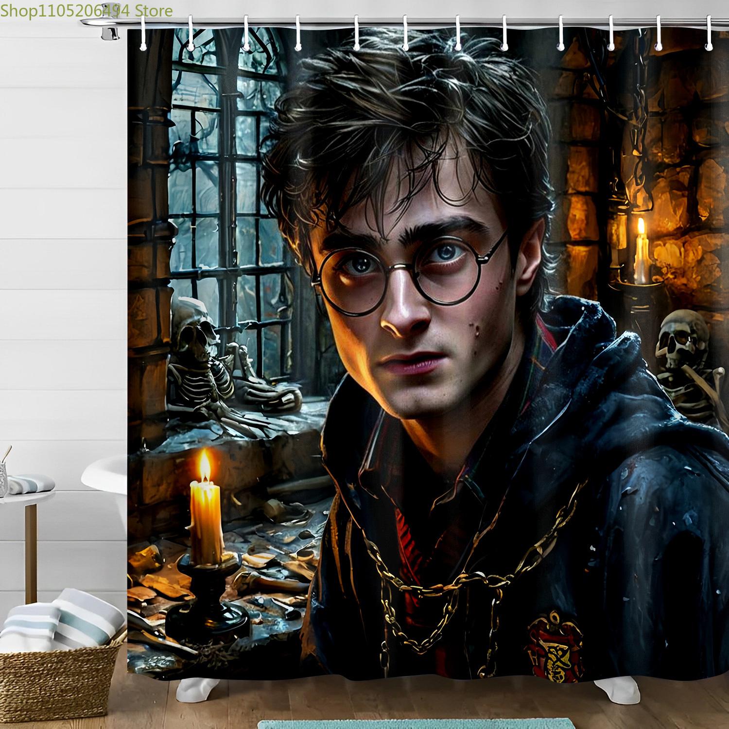 Warner Bros Inspired Magical Wizard Portrait Shower Curtain, Gothic Castle Skeletons Bathroom Decor, Valentine s Day Gift for 90x180cm
Warner Bros Inspired Magical Wizard Portrait Shower Curtain, Gothic Castle Skeletons Bathroom Decor, Valentine s Day Gift for 90x180cm