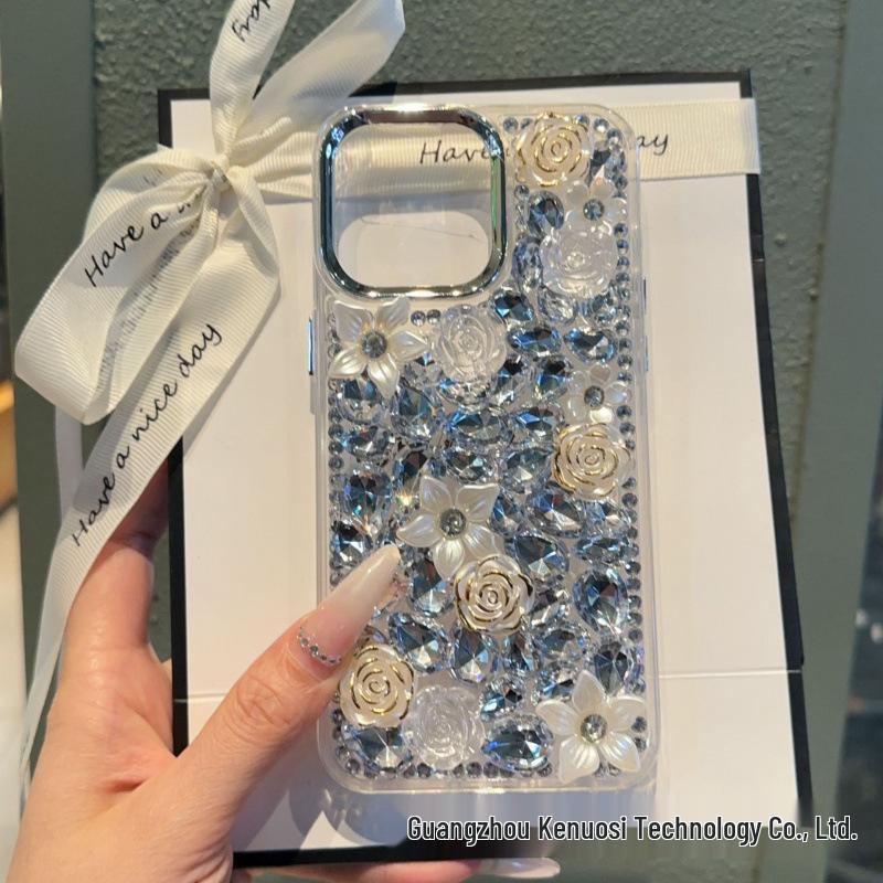 Luxury Diamond Rose Case with Rhinestones for iPhone 17PM/16Pro/12/11 iPhone X
Luxury Diamond Rose Case with Rhinestones for iPhone 17PM/16Pro/12/11 iPhone X