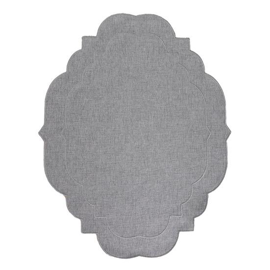 Linen Placemats with Embroidery Overlocking Dining Placemats Durable Anti-Slip Table Protector for Hotel Restaurant Kitchen A темно-сірий
Linen Placemats with Embroidery Overlocking Dining Placemats Durable Anti-Slip Table Protector for Hotel Restaurant Kitchen A темно-сірий