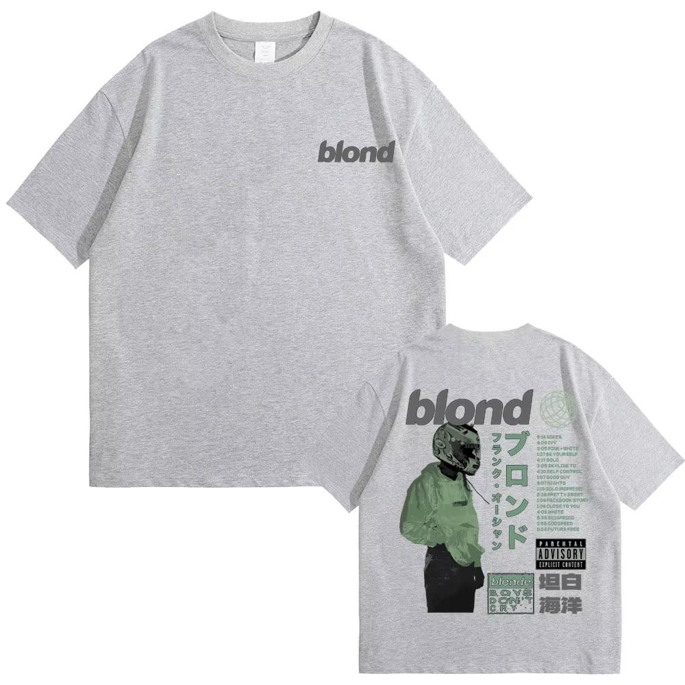 Rapper Frank Double Sided Print T Shirt Rap Male Blond Hip Hop Tshirts Ocean Oversized T-shirt Men Women Casual Pure Cotton Tees 4XL
Rapper Frank Double Sided Print T Shirt Rap Male Blond Hip Hop Tshirts Ocean Oversized T-shirt Men Women Casual Pure Cotton Tees 4XL