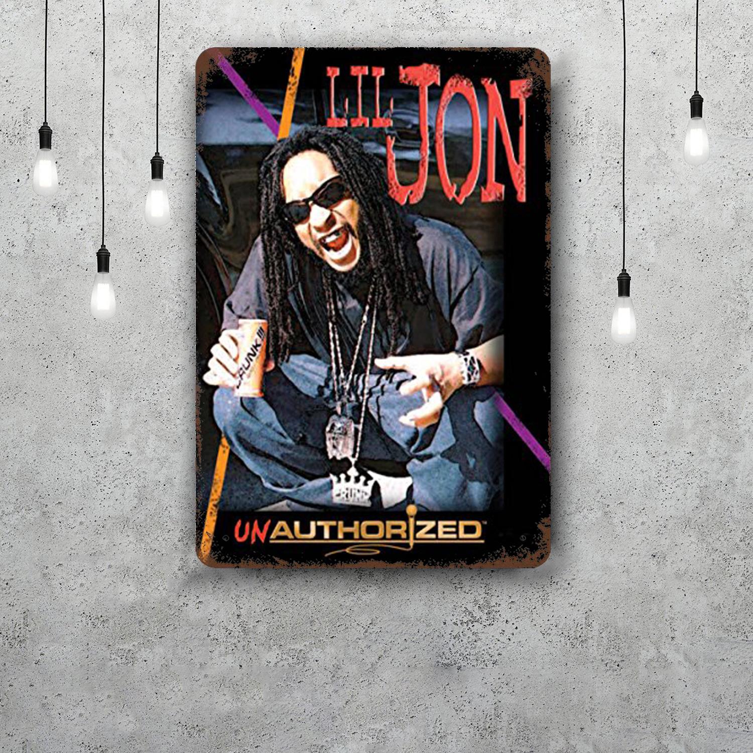 Lil Jon Vintage Tin Sign Home Decor Wall Decor Art Wall Mural Room Decoration Decor Retro Metal Sign Plate Bar Posters 20x30cm(7.8x11.8inch)
Lil Jon Vintage Tin Sign Home Decor Wall Decor Art Wall Mural Room Decoration Decor Retro Metal Sign Plate Bar Posters 20x30cm(7.8x11.8inch)