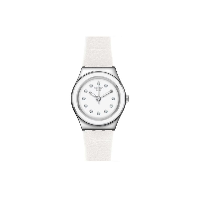 Swatch Quartz Movement 30 Meters Water Resistant Watch 28.7 Mm White Dial Stainless Steel Case Leather Strap Women watches YSS277 White
Swatch Quartz Movement 30 Meters Water Resistant Watch 28.7 Mm White Dial Stainless Steel Case Leather Strap Women watches YSS277 White
