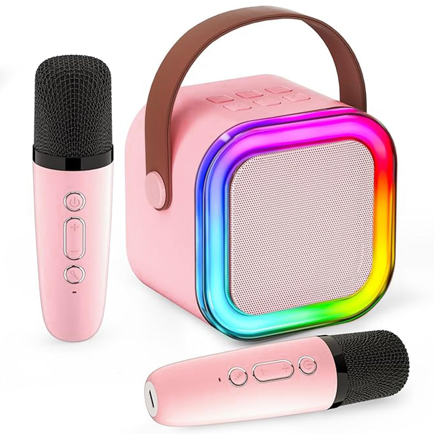 Verkstar Karaoke Bluetooth 2 Karaoke Home PA Wireless Wireless Включає різні світлодіодні ехо-супровід Home Compatible with Japanese Instruction Pink рожевий
Verkstar Karaoke Bluetooth 2 Karaoke Home PA Wireless Wireless Включає різні світлодіодні ехо-супровід Home Compatible with Japanese Instruction Pink рожевий