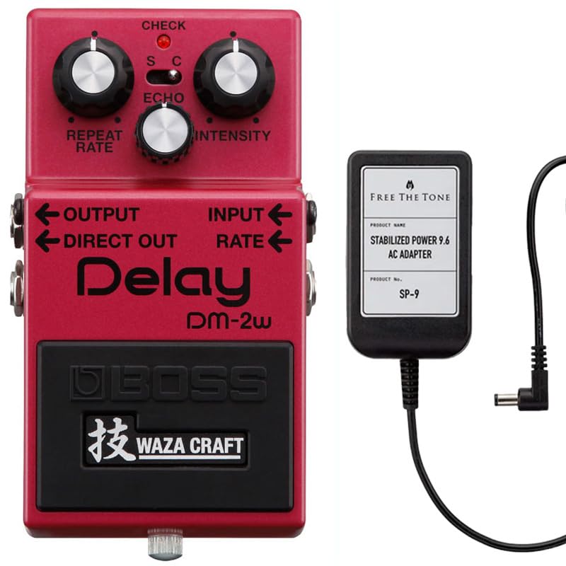 BOSS WAZA CRAFT Задержка задержки Адаптер переменного тока FREE THE TONE комплект DM-2W + SP-9
BOSS WAZA CRAFT Задержка задержки Адаптер переменного тока FREE THE TONE комплект DM-2W + SP-9