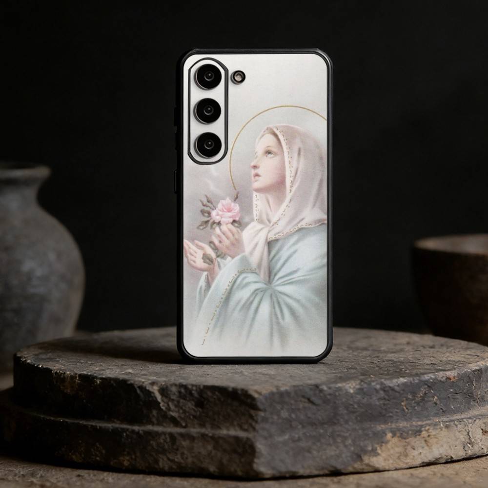 Virgen Mary Virgin Bible Phone Case For Samsung Galaxy A91,80,73,72 ,71,53,52,32 ,31,22,21s,20,Soft Black Case Samsung a41
Virgen Mary Virgin Bible Phone Case For Samsung Galaxy A91,80,73,72 ,71,53,52,32 ,31,22,21s,20,Soft Black Case Samsung a41