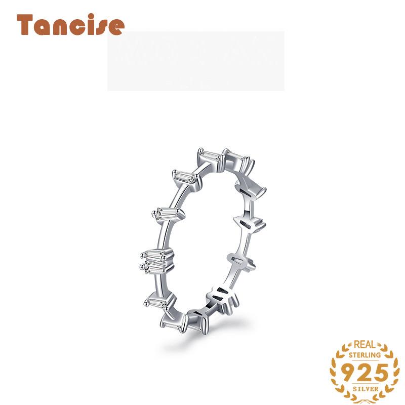 Tancise Classic стерлингового серебра 925 пробы кольцо с цирконом женские ювелирные изделия свадебное обещание вечерние подарок 5 серебряный
Tancise Classic стерлингового серебра 925 пробы кольцо с цирконом женские ювелирные изделия свадебное обещание вечерние подарок 5 серебряный