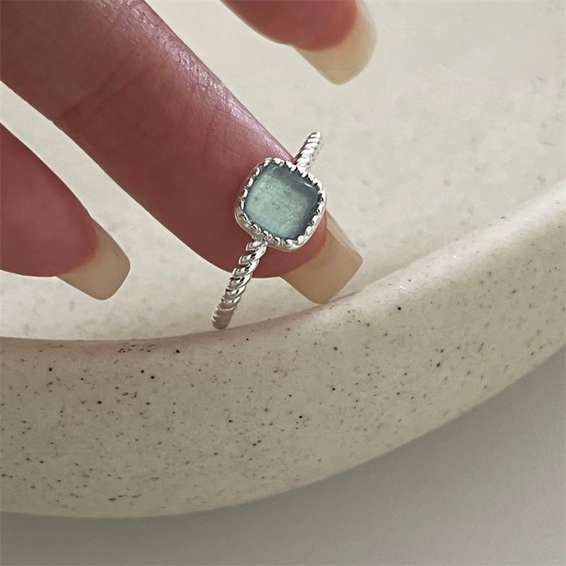 Delicate Square Blue Stone Adjustable Rings For Women Girl Fashion New Jewelry Gift Party Wedding Wholesale anillos resizable
Delicate Square Blue Stone Adjustable Rings For Women Girl Fashion New Jewelry Gift Party Wedding Wholesale anillos resizable