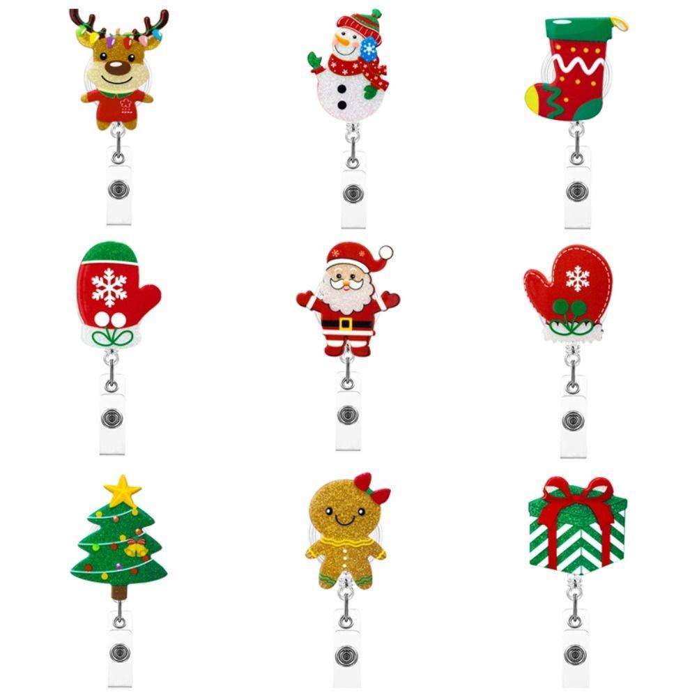 Santa Claus Retractable Badge Holder Acrylic ID Card Holder Christmas Badge Reel Doctor Student Style 12
Santa Claus Retractable Badge Holder Acrylic ID Card Holder Christmas Badge Reel Doctor Student Style 12