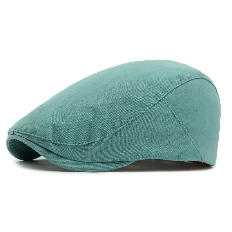 Spring and Summer Cotton Solid Newsboy Caps Men Flat Cap Women Painter Beret Hats 19 56-60cm wear небо синє кольору
Spring and Summer Cotton Solid Newsboy Caps Men Flat Cap Women Painter Beret Hats 19 56-60cm wear небо синє кольору