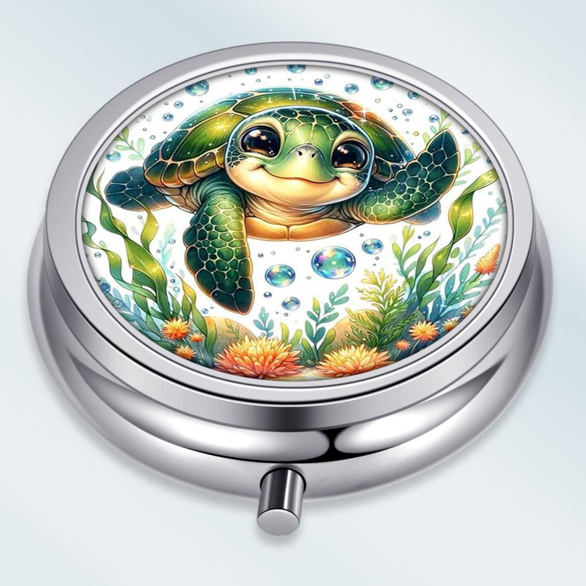 Portable Pill Box with 3 Compartments, Mini Metal Medicine Organizer Case, Cute Printed Pill Container for Vitamins, Pills, Jewelry, Travel, Daily Use разноцветный
Portable Pill Box with 3 Compartments, Mini Metal Medicine Organizer Case, Cute Printed Pill Container for Vitamins, Pills, Jewelry, Travel, Daily Use разноцветный