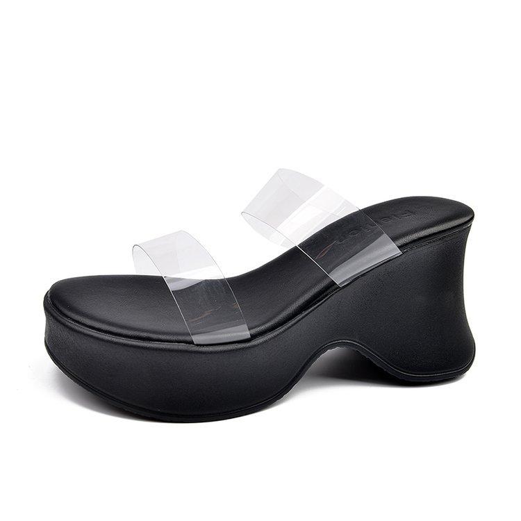 Wedge heel super high heel muffin thick bottom cool slippers women s summer wear 2025 new small waterproof table transparent slippers 34 чёрный
Wedge heel super high heel muffin thick bottom cool slippers women s summer wear 2025 new small waterproof table transparent slippers 34 чёрный