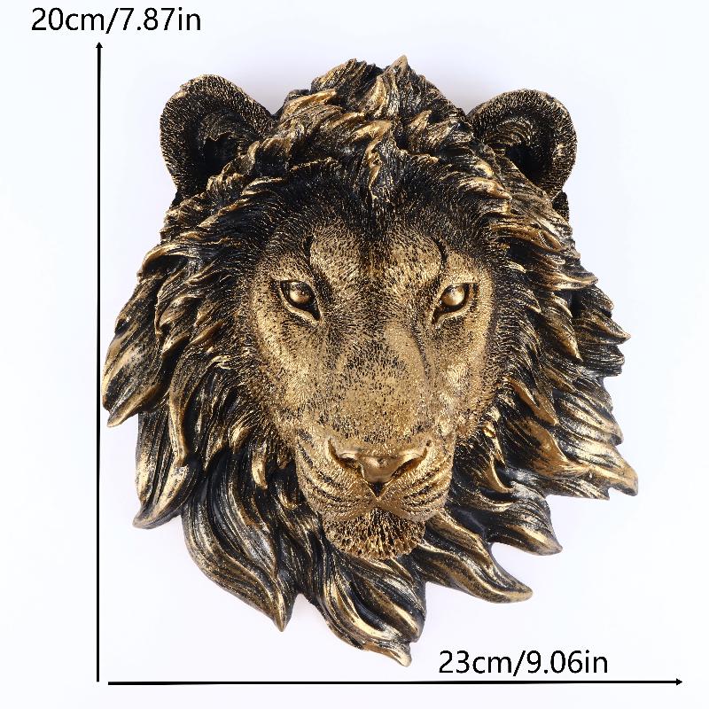 M-Animal Head Wall Statue Resin Lion Head Wall Decor for Vintage Home Living Room Bedroom Decoration Unique Art Sculpture
M-Animal Head Wall Statue Resin Lion Head Wall Decor for Vintage Home Living Room Bedroom Decoration Unique Art Sculpture