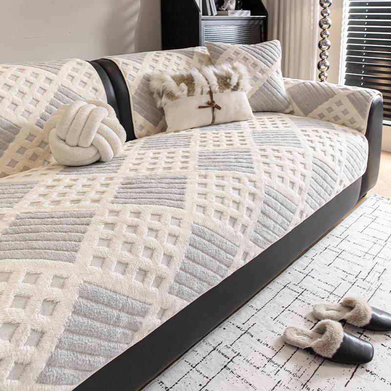 Thickened Cotton Velvet Sofa Cushion Nordic Style Autumn and Winter New Comfortable Thick Sofa Cover Anti Slip Cover Cloth Towel 70X70cm світло-сірий колір
Thickened Cotton Velvet Sofa Cushion Nordic Style Autumn and Winter New Comfortable Thick Sofa Cover Anti Slip Cover Cloth Towel 70X70cm світло-сірий колір