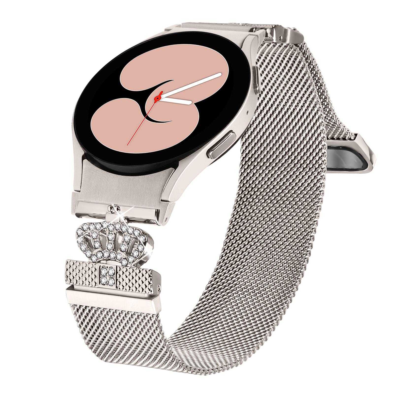 For Samsung Galaxy Watch7 Milanese Watch Band with Quick Release Connector Crown Clasp Electroplating Stainless Steel Strap Rose Gold
For Samsung Galaxy Watch7 Milanese Watch Band with Quick Release Connector Crown Clasp Electroplating Stainless Steel Strap Rose Gold