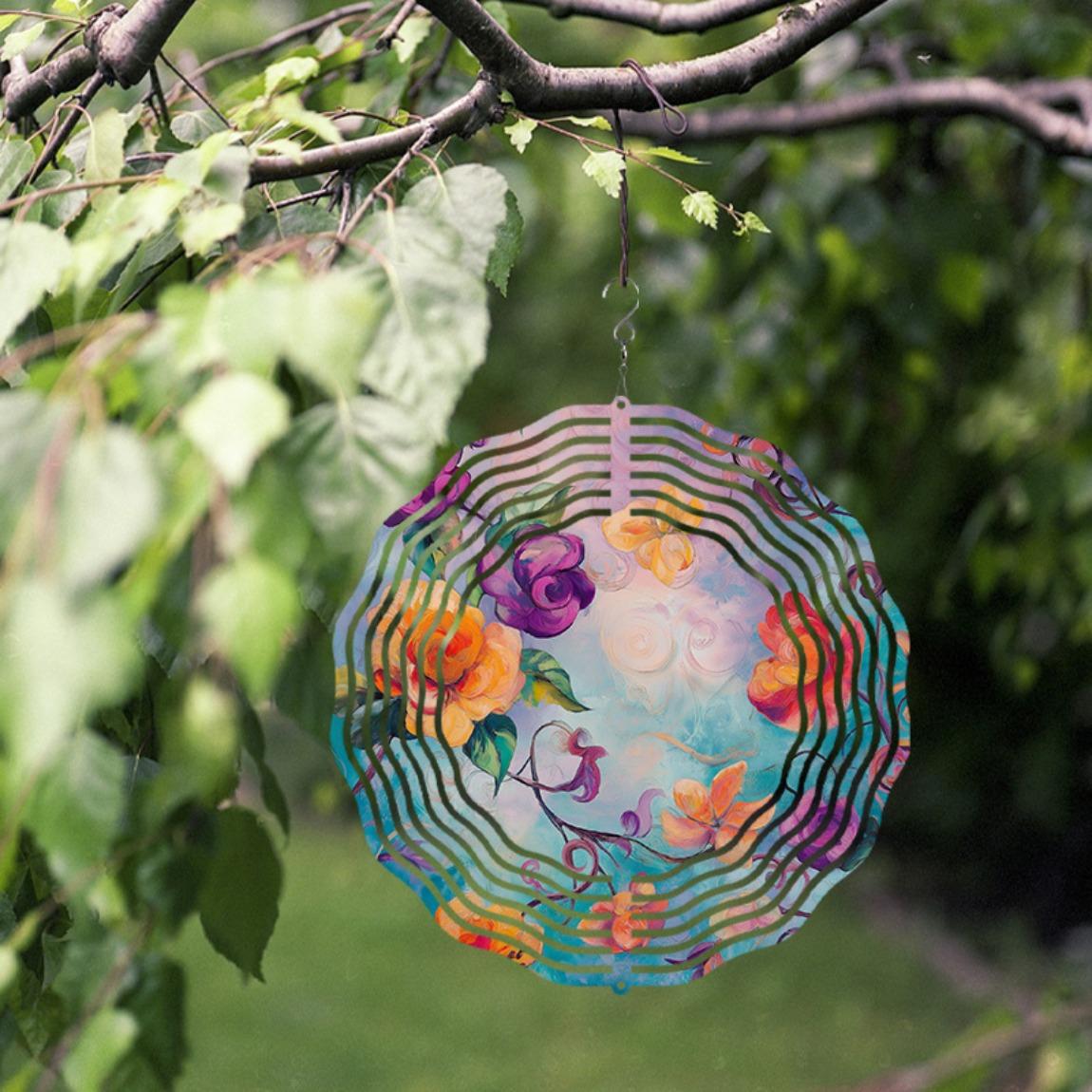 10 Inch Metal Garden Wind Spinner Hanging Wind Chime for Outdoor Decor Balcony Patio 360 Degree Hook No Electricity 01A
10 Inch Metal Garden Wind Spinner Hanging Wind Chime for Outdoor Decor Balcony Patio 360 Degree Hook No Electricity 01A